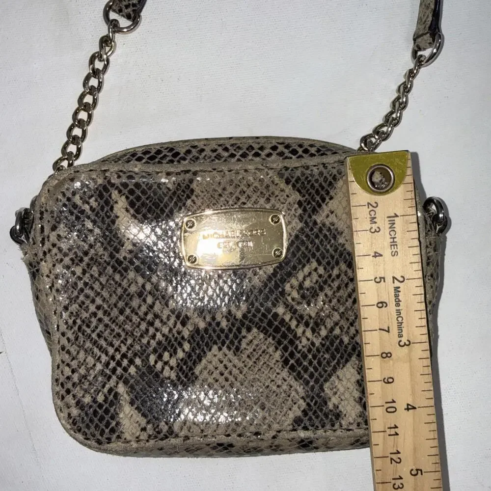 Michael Kors‎ Snakeskin Handbag/Cross body Purse Good Condition.